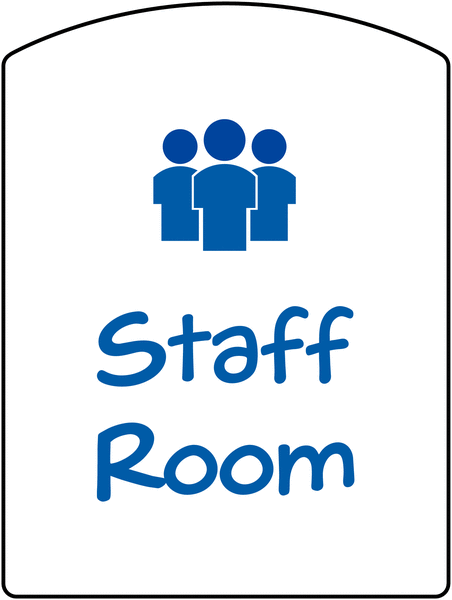 Staff Room Sign