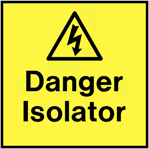 Danger Isolator - On-The-Spot Electrical Safety Labels
