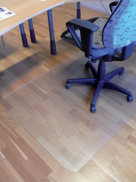 COBA PVC Chair Mats for Hard Floors or Carpet - Single