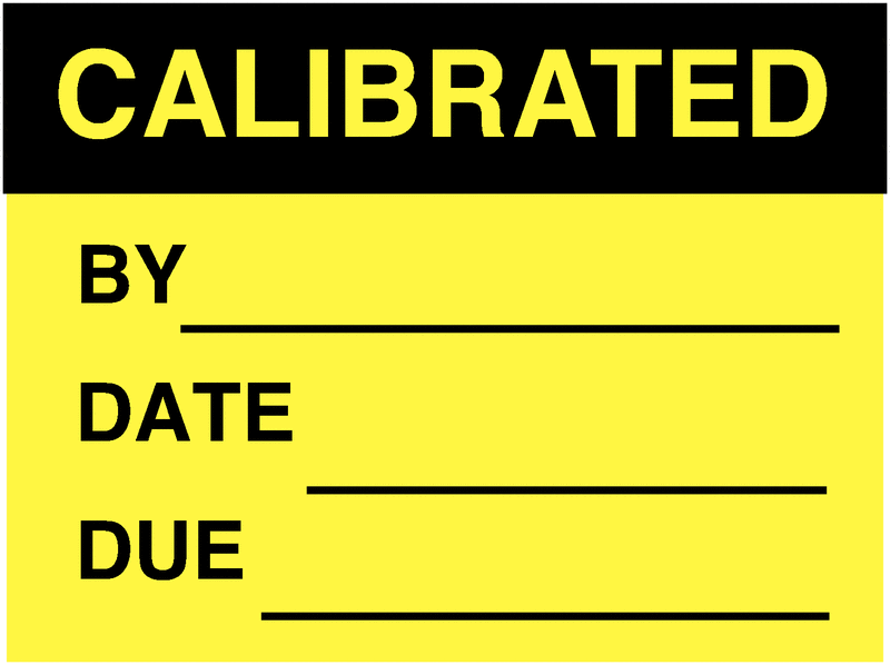 Pack of 500 - Calibrated Quality Control Write On Labels
