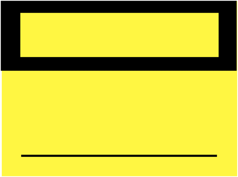 Blank (No Text) - Fluorescent Jumbo Write-On Labels