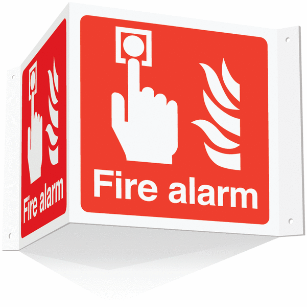 Fire Alarm Point Projecting '3D' Sign