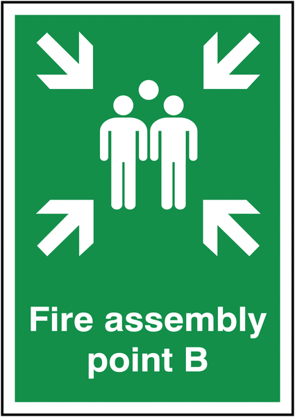 Fire Assembly Point B Signs