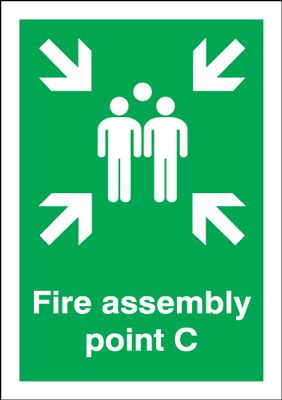 Fire Assembly Point C Signs