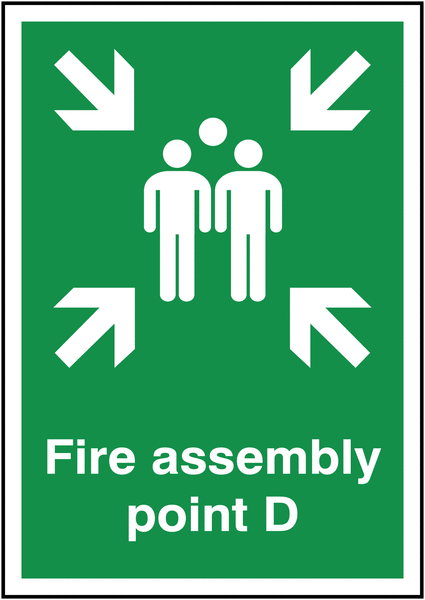 Fire Assembly Point D Signs