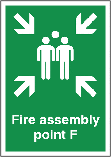 Fire Assembly Point F Signs