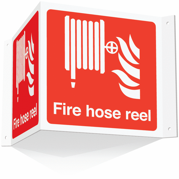 Fire Hose Reel Projecting '3D' Sign