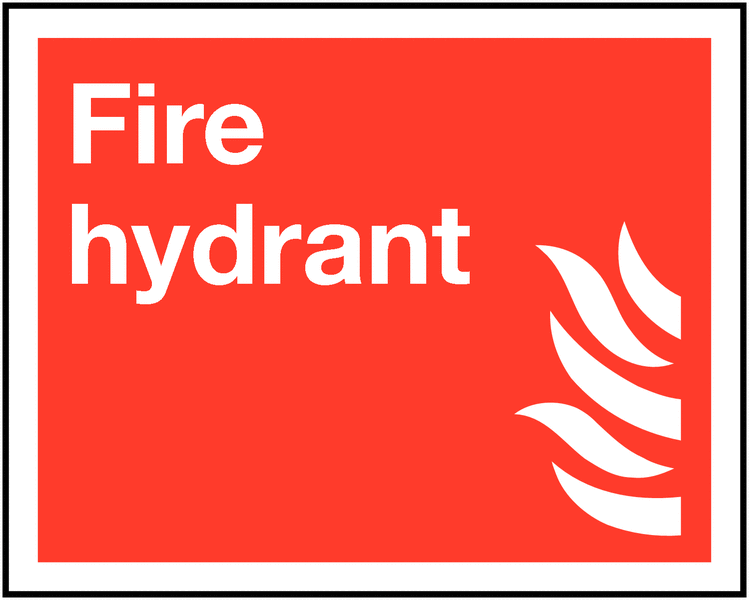 Fire Hydrant Equipment Sign