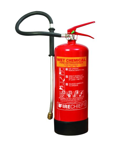 Wet Chemical Fire Extinguishers With Wall Mounting
