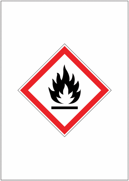 GHS COSHH Symbol Signs - Flammable