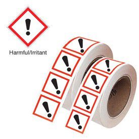 Harmful/Irritant - GHS Symbols On-a-Roll