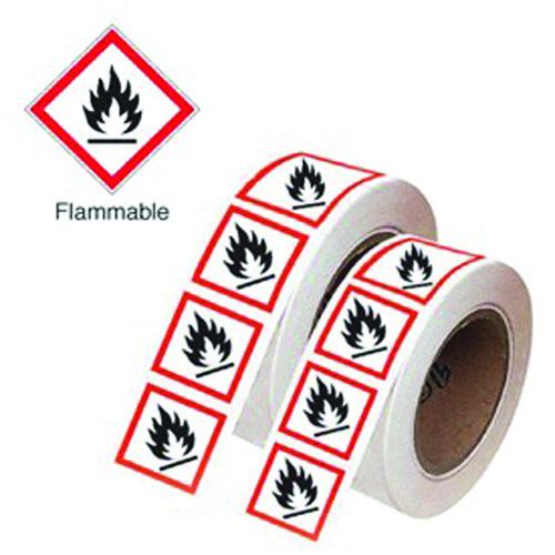 Flammable - GHS Symbols On-a-Roll
