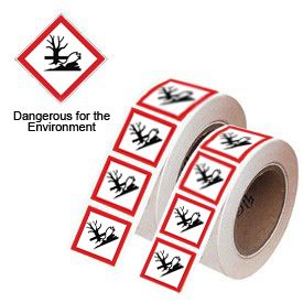 Dangerous for Environment - GHS Symbols On-a-Roll