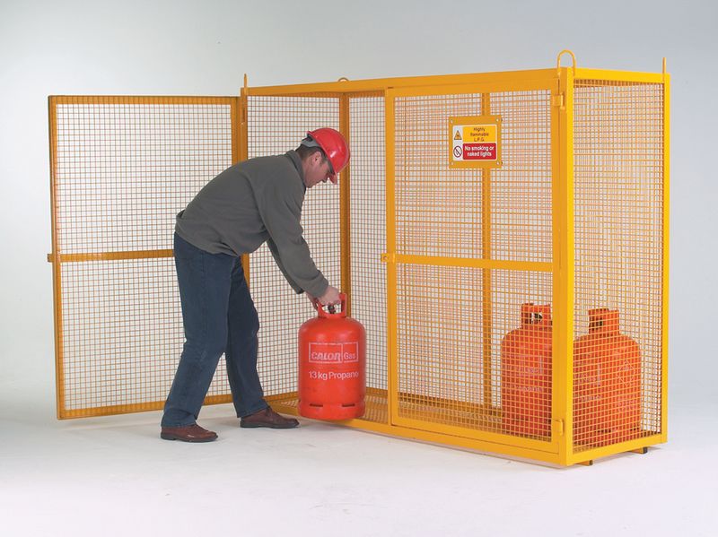 Security Welded-Steel and Mesh Cages - Mobile Enamel