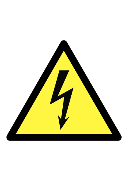 Danger High Voltage Sign (Symbol)