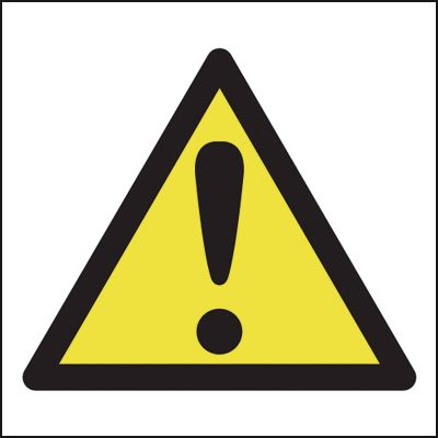 Hazard Warning Symbol Signs