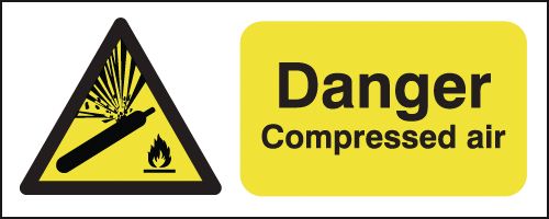 Danger Compressed Air Signs
