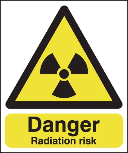 Danger Radiation Risk Signs