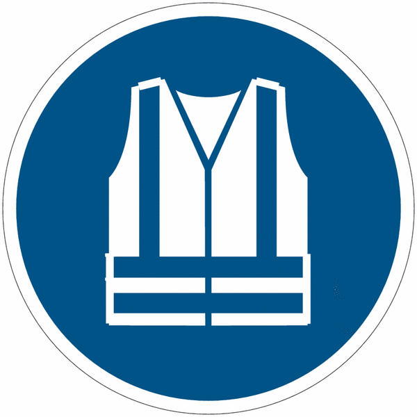 ToughWash - Wear High Visibility Clothing Sign (Symbol)