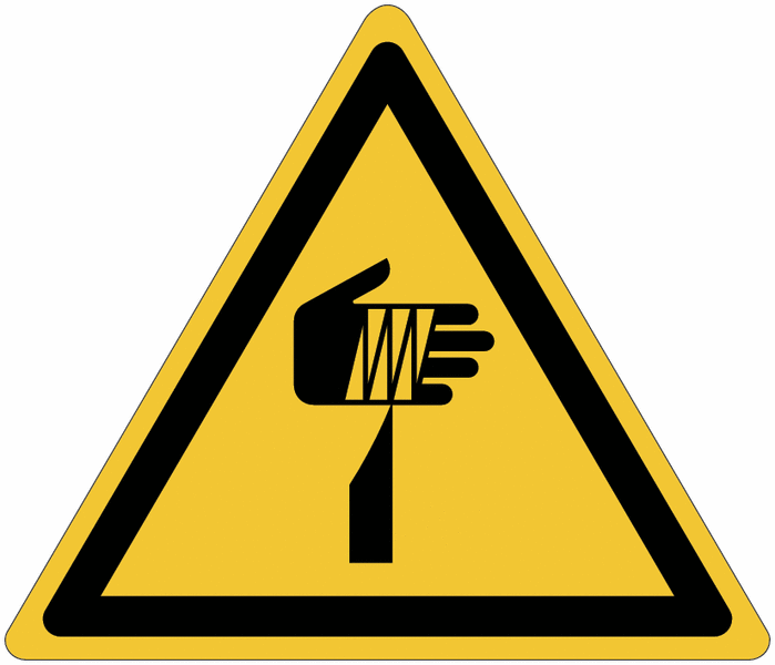 ToughWash - Warning Sharp Elements Sign (Symbol)