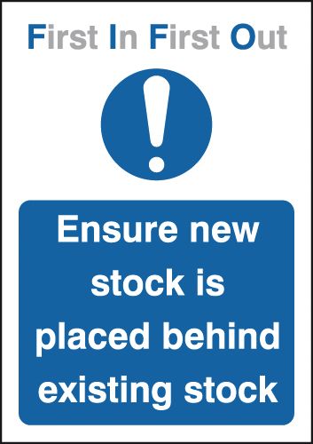 Ensure New Stock Is Placed Behind Existing Stock Signs