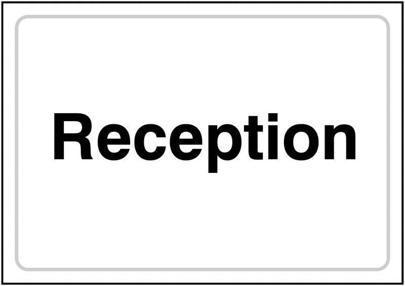 Warehouse Signs - Reception