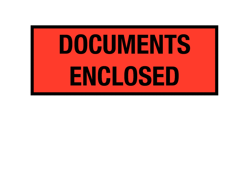 Despatch Envelopes Documents Enclosed - Pack of 1000