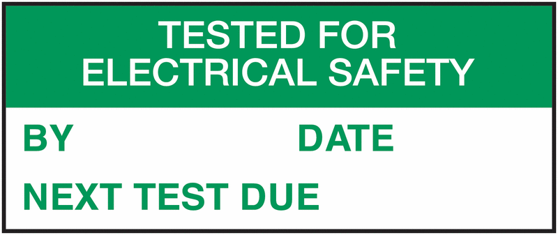 Electrical Safety Due Self-Laminating Write-On Labels