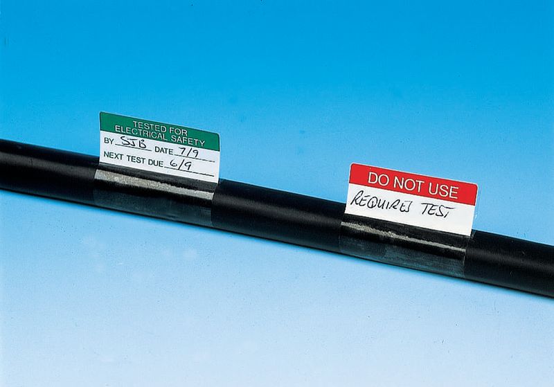 Tested For Electrical Safety Next Test Cable Markers