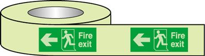 BS Fire Exit Tape - Left