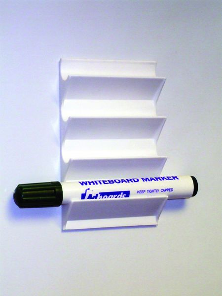 Whiteboard Magnetic Pen Holder - Holds 4 Pens