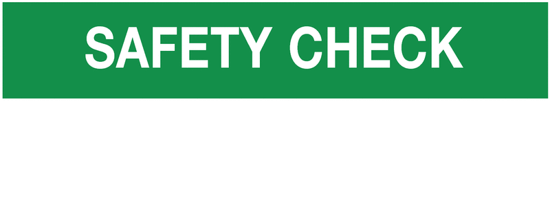 Safety Check - Economical Inspection Labels