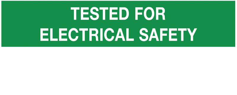 Tested For Electrical Safety Economy Inspection Labels