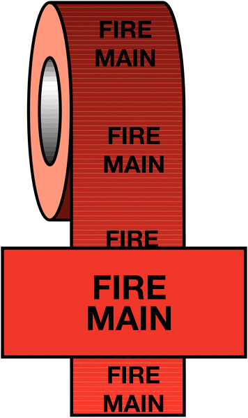 British Standard Pipeline Marking Tape - Fire Main