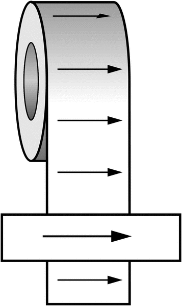 British Standard Pipeline Marking Tape - Arrow
