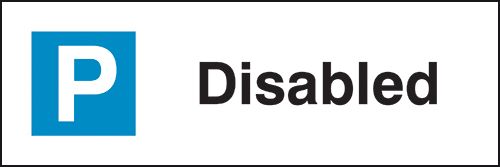 Disabled - Parking Bay Signs