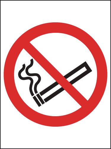 No Smoking Sign - Symbol Only