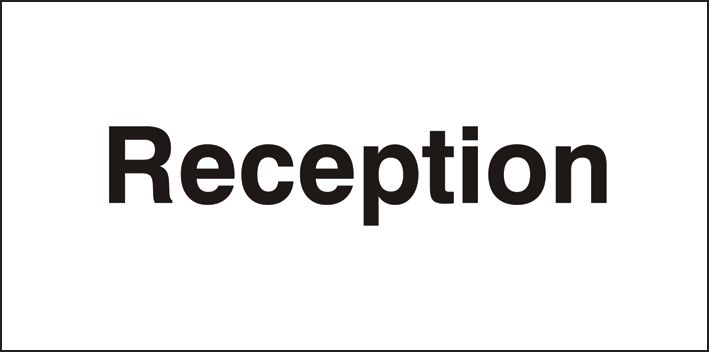 Public Information Signs - Reception