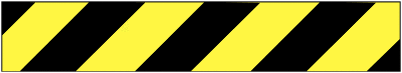 Traffic Signs - Black/Yellow Chevron
