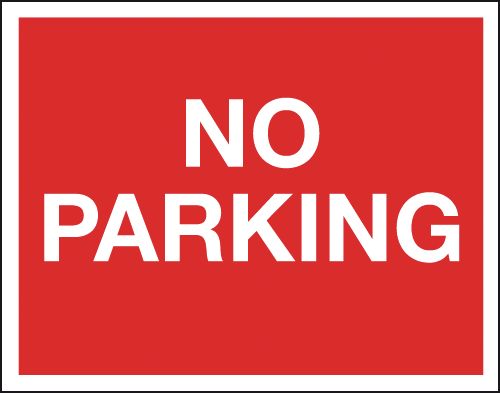 No Parking - Class 1 Reflective Sign