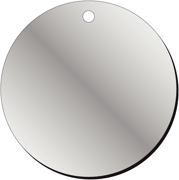 Round Blank Stainless Steel or Aluminium Valve Tags