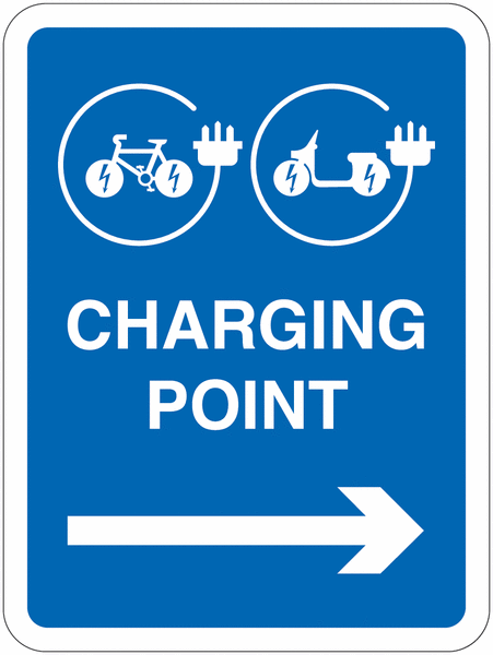 Road Traffic Signs - Electric Bikes and Scooters Right