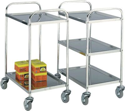 Stainless Steel Shelf Trolleys