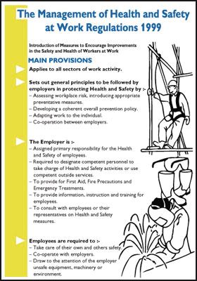 Wallchart - Management of Health & Safety at Work