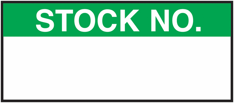 Stock No. Nylon Cloth Write-On Labels