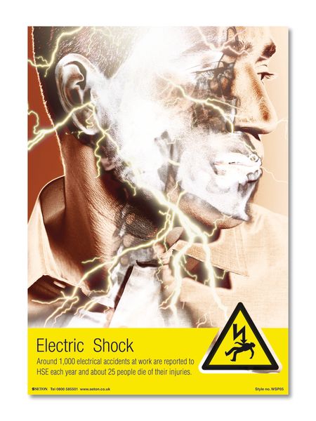 Electric Shock Safety Posters