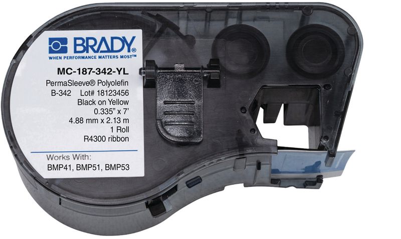 Brady B-342 Permasleeve Marker for BMP41/BMP51