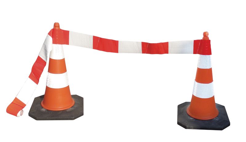Flexible Reflective Barrier For Cones