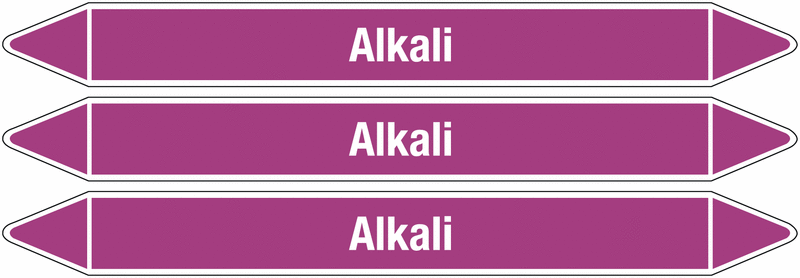 Alkali - European Linerless Pipemarkers