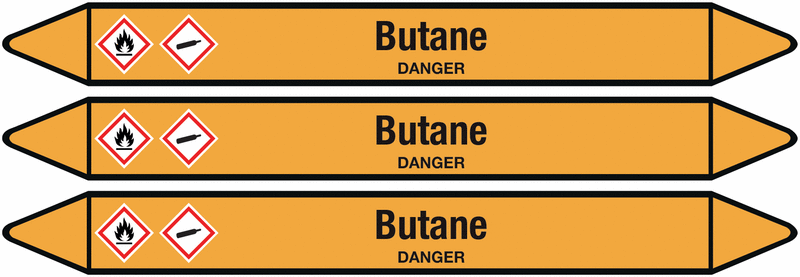 Butane - European Linerless Pipemarkers